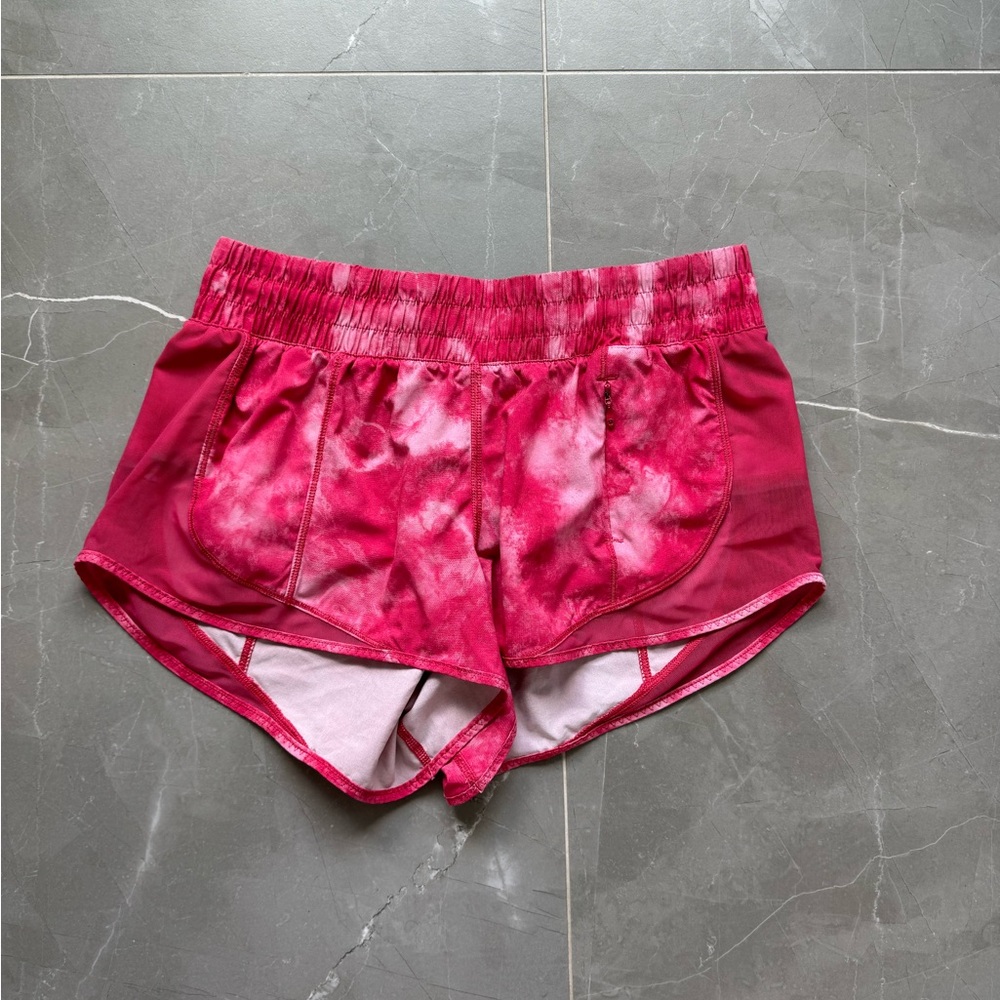 Hotty Hot Red Washed Shorts